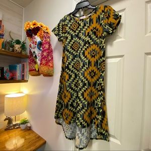 Lularoe Aztec Western Print Carly Size XXS